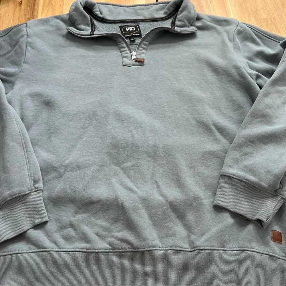 PTO Quarter-Zip Pullover Sweatshirt XL Gray Men’s / Unisex